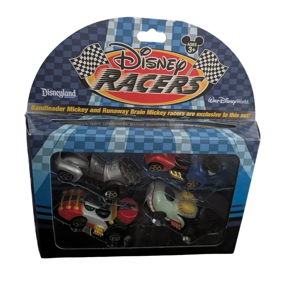 Disney Racers Mickey Mouse 4 Pack Die-Cast Cars Bandleader Runaway Exclusive‎